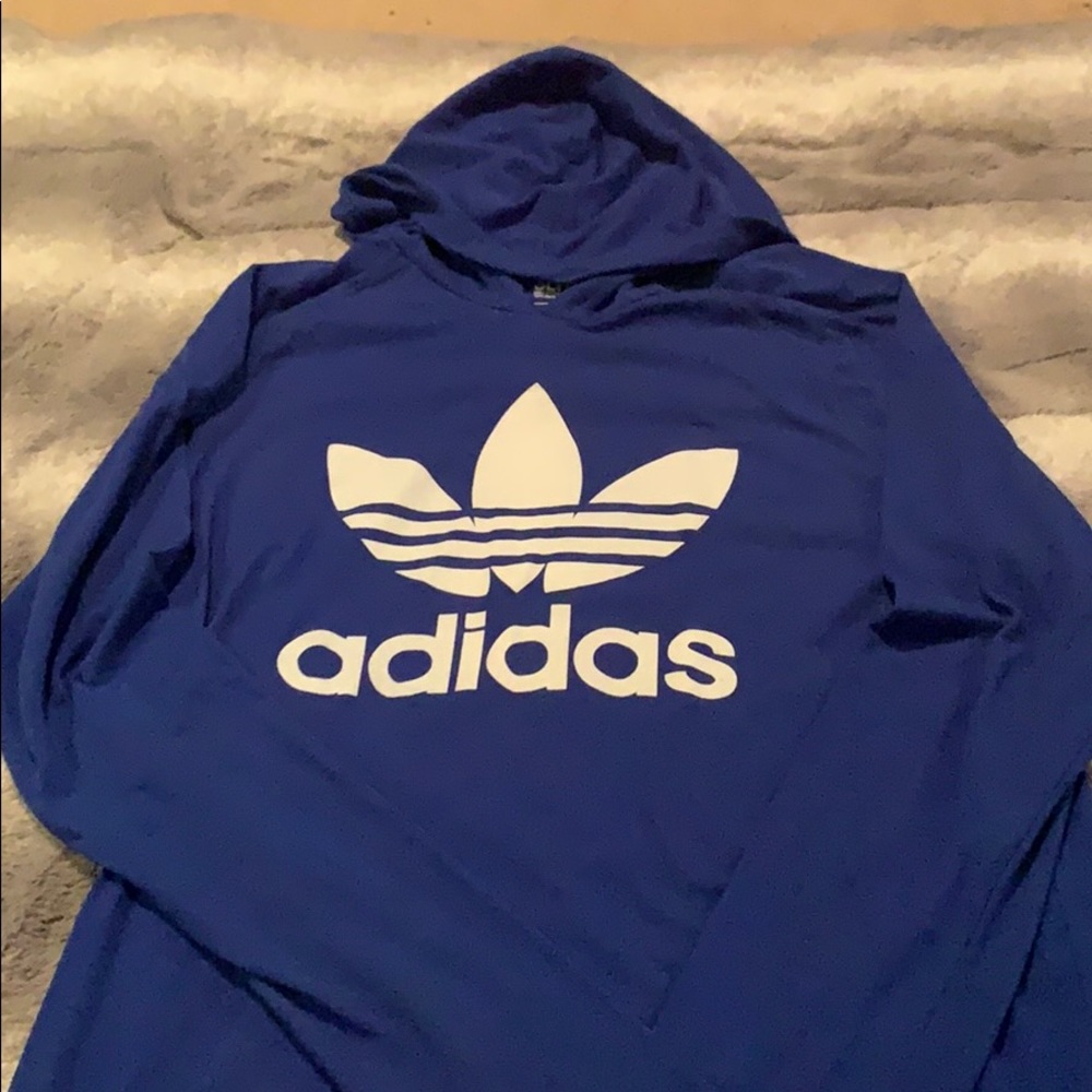 Hooded Long sleeve Adidas Tee